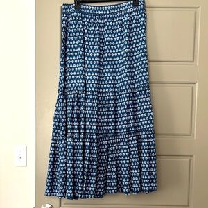Women’s Sonoma Maxi Peasant Skirt; Size L